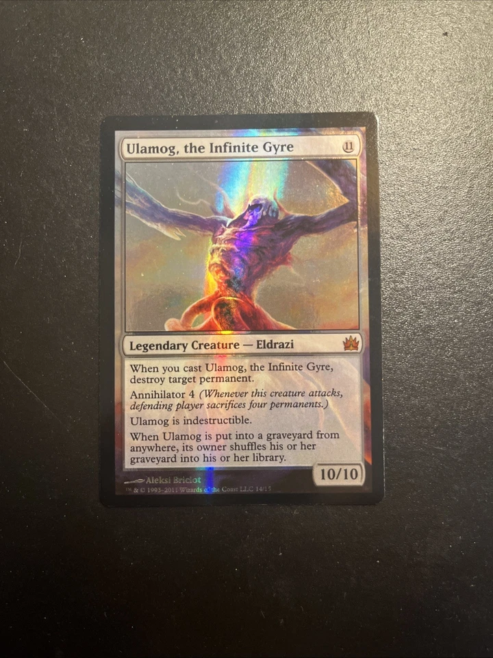 MTG Ulamog, the Infinite Gyre From the Vault: Legends NM Condition - Image 2 of 3