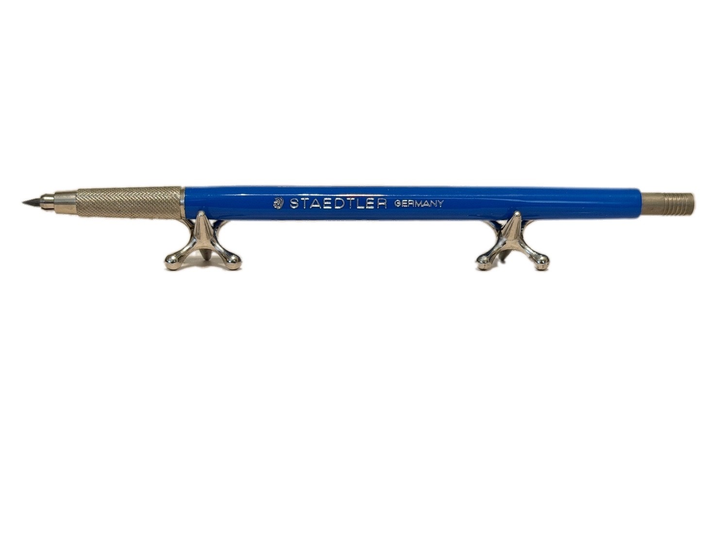 Staedtler Mars Technico 783 Leadholder Blue Barrel 2H Germany Vintage