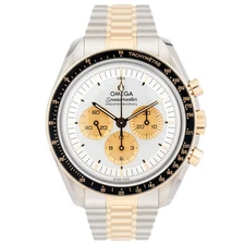Omega Speedmaster Moonwatch Steel & Gold Dial 42mm 310.23.42.50.02.001 Full Set