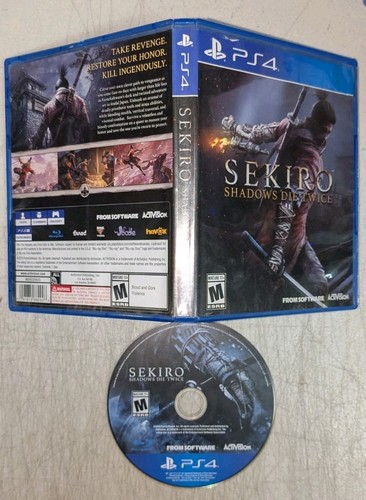 Sekiro: Shadows Die Twice (PS4) - Jeu Action-Aventure PEGI 18 - Très Bon État