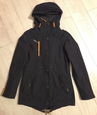 Holden Fishtail Parka Snow Jacket Womens Size Small Black Skiing Snowboarding