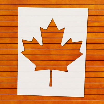 Reusable Canada Maple Leaf Stencil Template for Crafts - StencilAir