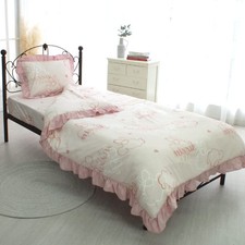 Minnie Mouse Volume Frill Duvet Cover 3-Piece Set, Pillow, Sheets, Comforter