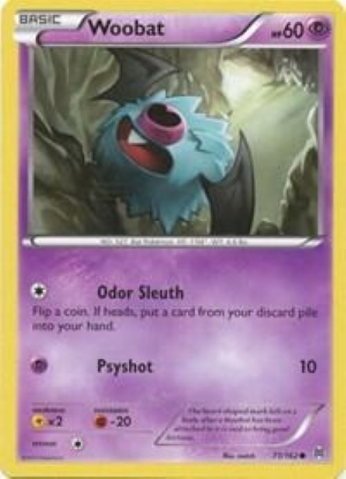 Woobat 71/162 Common BREAKthrough Pokemon Lightly Played