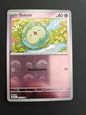 Pokemon Solosis 037/086 Poke Ball Reverse | Schwarzlicht BLK Deutsch | NM A16