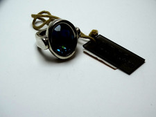 UNOde50 Orion Ring 925 SS Silver ring with bl...