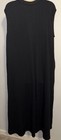 NWT ee:some Lilianna Knit Jumpsuit Pockets Black Wide Leg Button Front Sz Large — photo 7
