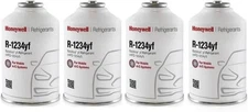 Honeywell R1234YF HFO-1234yf Automotive Refrigerant - 8oz Can - 4 Pack