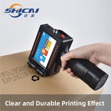 Handheld Inkjet Marking Machine 4.3" Touch Screen for Date Batch Barcode