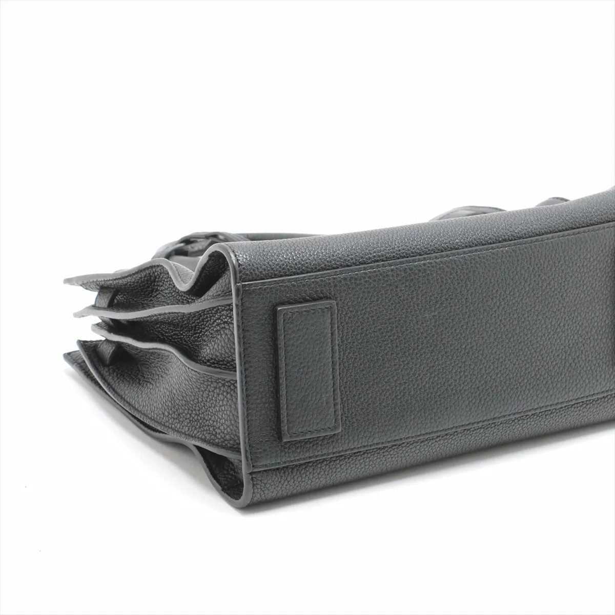 Borsa a mano Saint Laurent Paris Sac de Jour Nano in pelle a 2 vie nera 477477