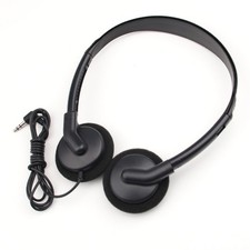Wired Headset with 3.5mm Plug Gentle-Ear Headphones with Foam Pads Padded