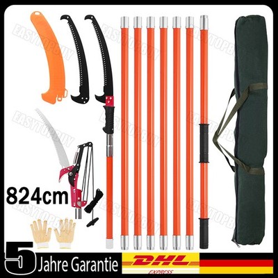 Astsäge Klappsäge Handsäge Teleskopsäge Astschere Stahl Gartensäge 2.24-8.24m