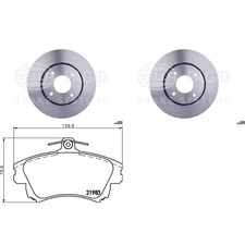 Kits de frein Smart FORFOUR