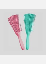 Detangling Brush Set 2 Pack for Curly  Textured Hair   New
