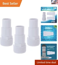 Replacement Universal Combo Hose Adapter, 1-1/4" or 1-1/2", 3 Pack - Fits Abo...