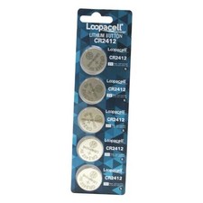 LOOPACELL CR2412 CR 2412 Lithium 3V 5 Batteries 