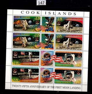 /// COOK ISLANDS 1994 MNH SPACE APOLLO