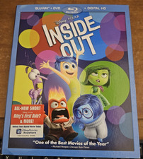 Disney INSIDE OUT Blu-ray DVD Digital w/Slipcover Sleeve SEALED