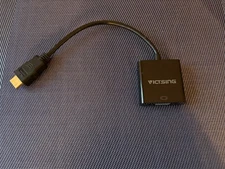 VicTsing Active HDMI to VGA w/Audio Adapter, Gold-Plated 1080P Converter Cable