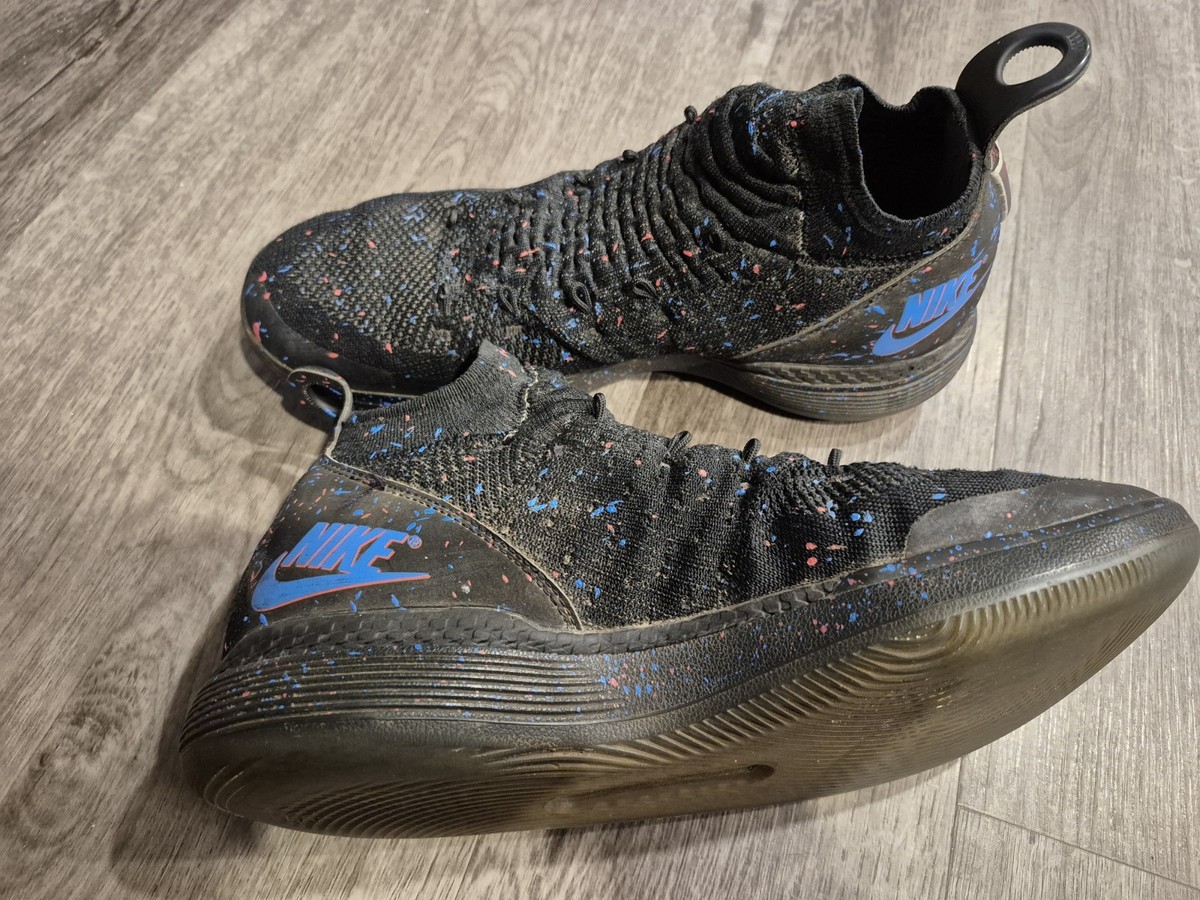 Nike Zoom KD11 Durant Galaxy Just Do It Confetti AO2604-007 Sz 9.5 2018 No Laces View 5