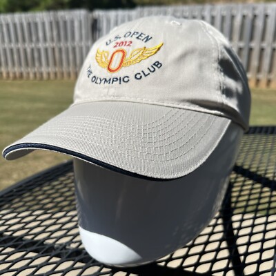US Open 2012 Olympic Club USGA Member Beige Adjustable Strapback Hat Cap
