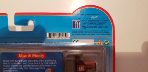 THOMAS & FRIENDS WOODEN RAILWAY 2007 MAX & MONTY LC99034 RARE W/CHARACTER CARDS! - Picture 11 of 11