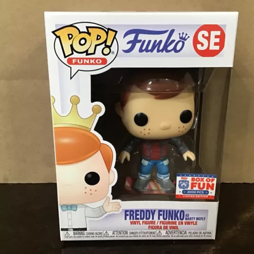 FUNKO FUNDAYS 2021 BOX OF FUN FREDDY AS MARTY MCFLY POP VINYL FIGURE LE 2000