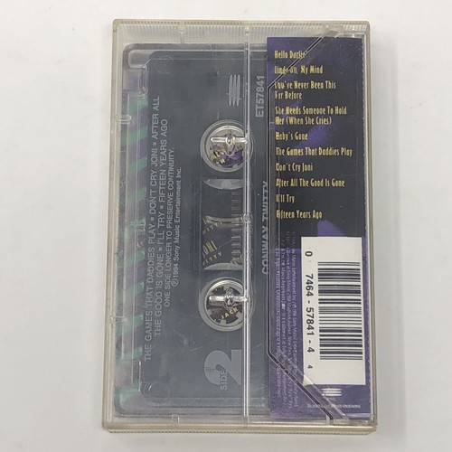 Conway Twitty, Super Hits (Cassette, 1994) - Picture 2 of 4