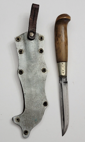 Finland WW2 Trench Art Puukko Knife Luomanen Kumpp 1941 E354 - Picture 18 of 21