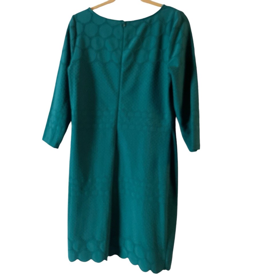 Julia Jordan Women's Size 12 Hunter Green 3/4 Sleeves Dress NWT eBay