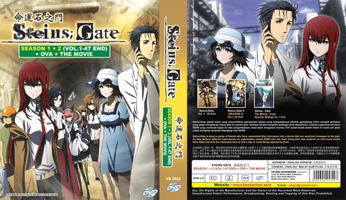 DVD ANIME Steins; Gate Sea 1-2 Vol.1-47 End + Movie + OVA English Dub Reg All - Picture 3 of 3