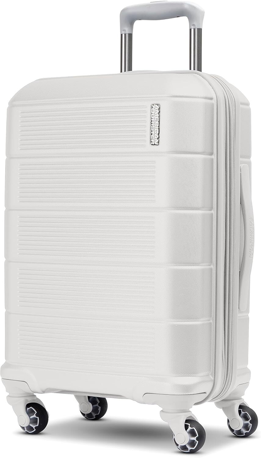 American Tourister Stratum 2.0 Expandable Hardside Luggage, White, 20 Inch