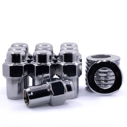 25 Lug Nuts 12x1.5 Chrome Mag Nut .75 Shank Cragar eBay