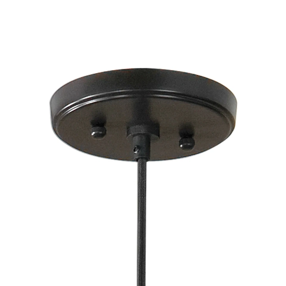 Uttermost Campester 1-Light Watered Glass Mini Pendant - Image 3 of 4