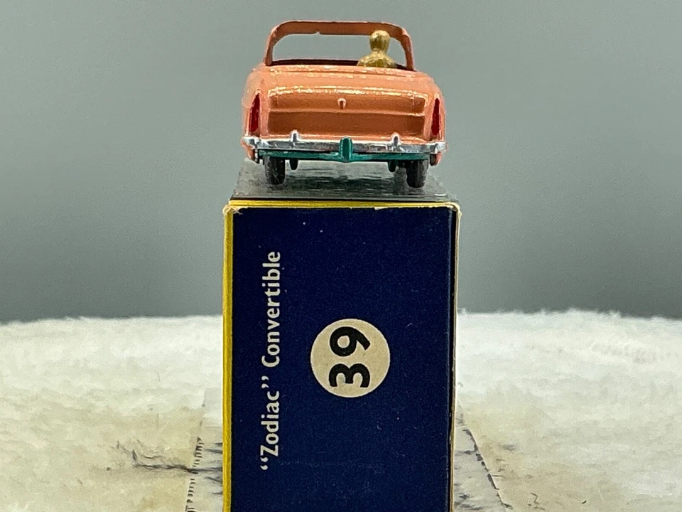 Matchbox Moko #39A Ford Zodiac, 1958 N, como nuevo, GPW en caja B5 todo original Foto 3 de 4