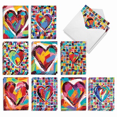 The Best Card Company - 20 Assorted Valentine's Day Cards Bulk (4 x 5.12 Inch...