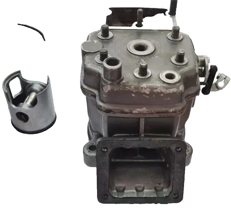 Testa Cylindre Et Piston Racing Original Gilera KZ- KK 125 CC - Photo 1/4