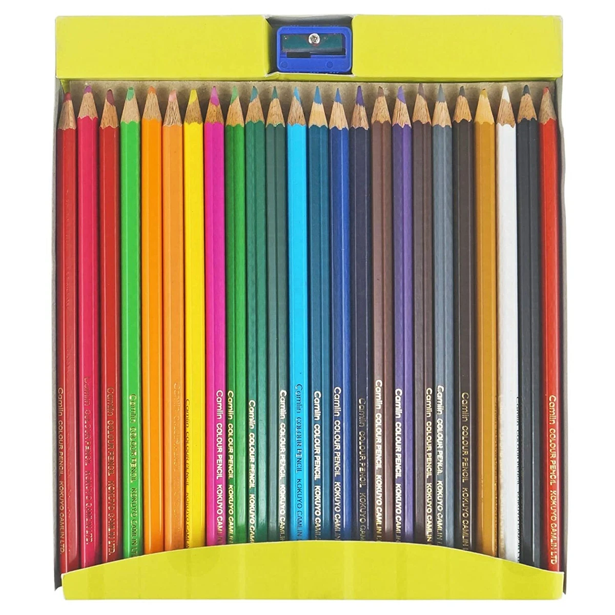 Stationery Camlin Epic Round Colour Pencil full Size 24 Shades