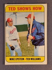 1969 Topps #539 Ted Shows How Ted Williams Mike Epstein HOF EX Senators