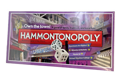 VTG Hammontonopoly Board Game Blueberry Capital NJ 2012 LE NEW Factory Sealed