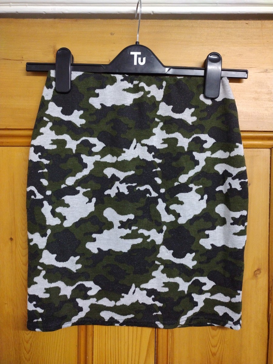 Camo Clothing Camouflage Skirt New Look WOMEN'S SHORT CAMO SKIRT