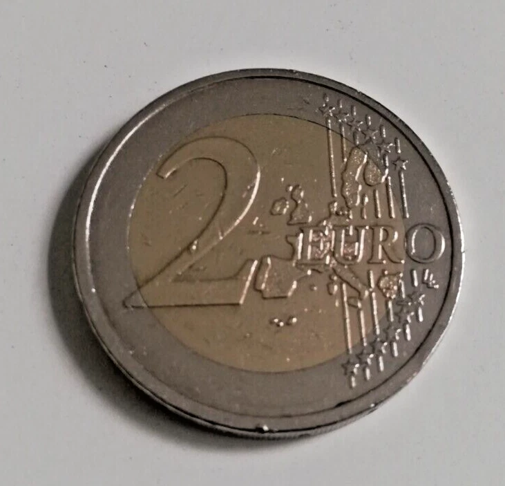 Pièce française de 1999, la 2 euro arbre fauté, et la 1 euro - Collection