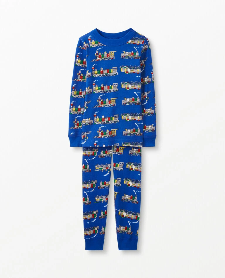 Boys train pajamas cheap