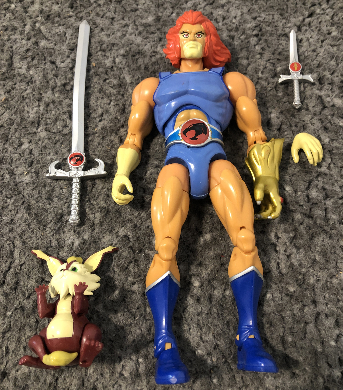 Lion O & Snarf Action Figure Bandai Thundercats Classics 8 Inch 2011 COMPLETE