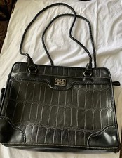 Bueno Faux Leather Black Large Handbag