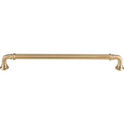 Top Knobs Reeded 9 Inch C/C Handle Cabinet Pull in Honey Bronze