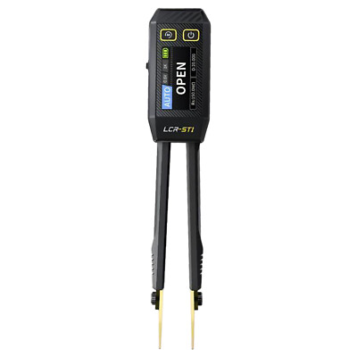 LCR-ST1 Smart Tweezer Test Meter LCR SMD ESR Tester Ohm Cap Inductance Diode