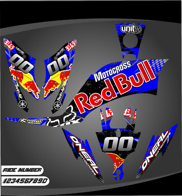 Yamaha Raptor 125  250 250R graphics kit  decals stickers atv Allá Years ATV Utv