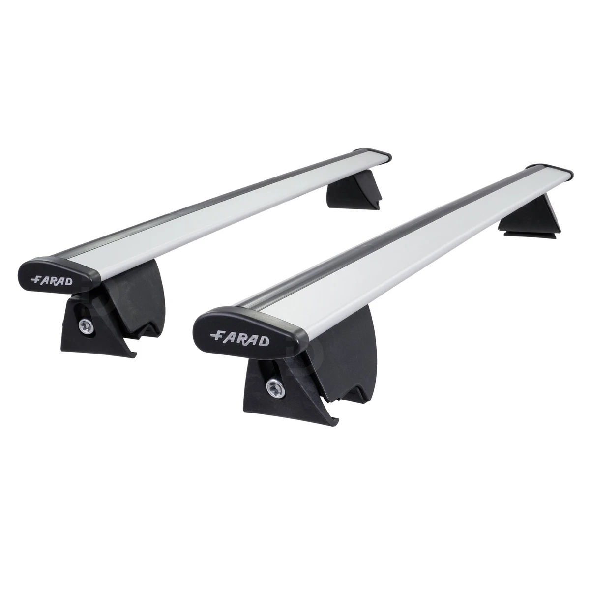 Farad Hilo Wing Silver Alu Roof Bars Set for Vauxhall Zafira B 08 11 Closed Rail
