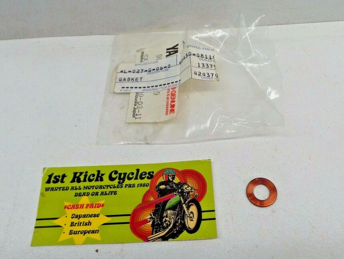 NOS YAMAHA WASHER 6.2X11X1 8MM 90430-08119 OEM | eBay